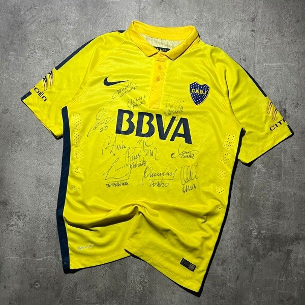 Producto - Camiseta Firmada de Boca Juniors 2015 Original T. L