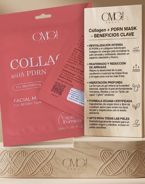 Producto - Mascarilla OMG! Seoul: Collagen with PDRN Facial Mask