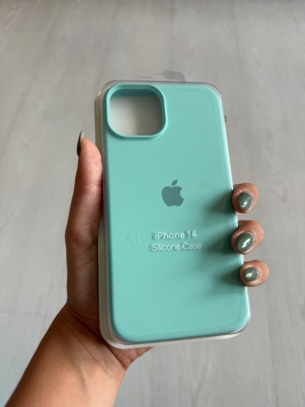 Producto - Silicone Case Verde Océano Iphone 14 - Iphone 13
