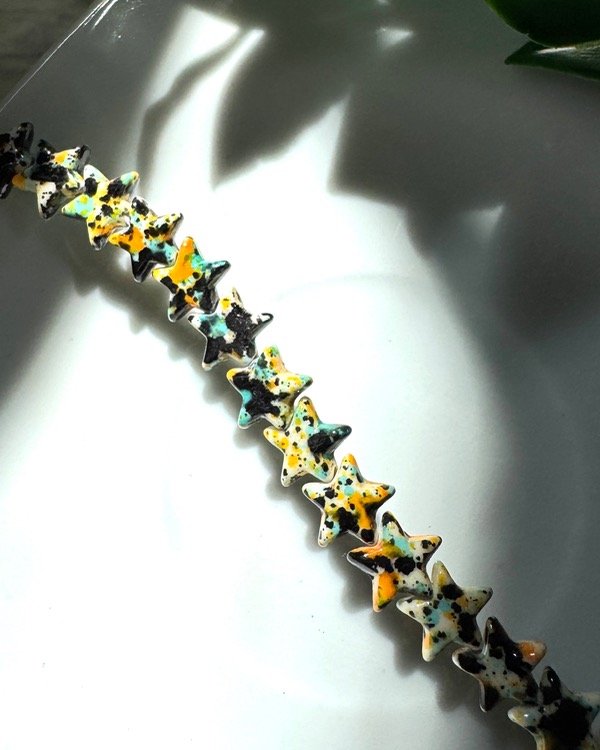 Producto - TIRA ESTRELLITA PIEDRA 5MM TURQUESA NARANJA