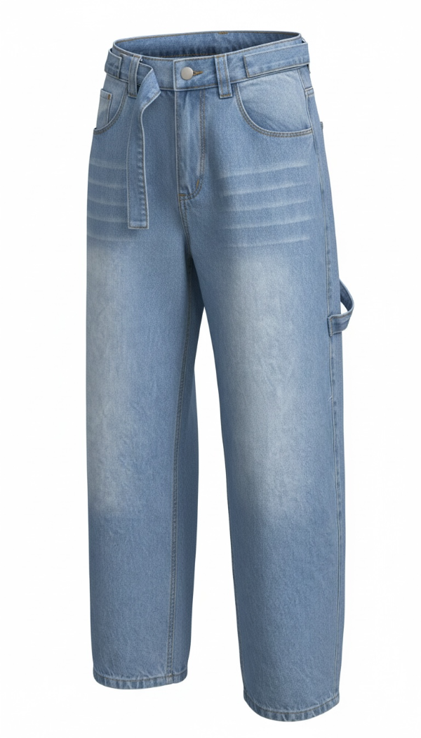 Producto - Jean baggy celeste clásico