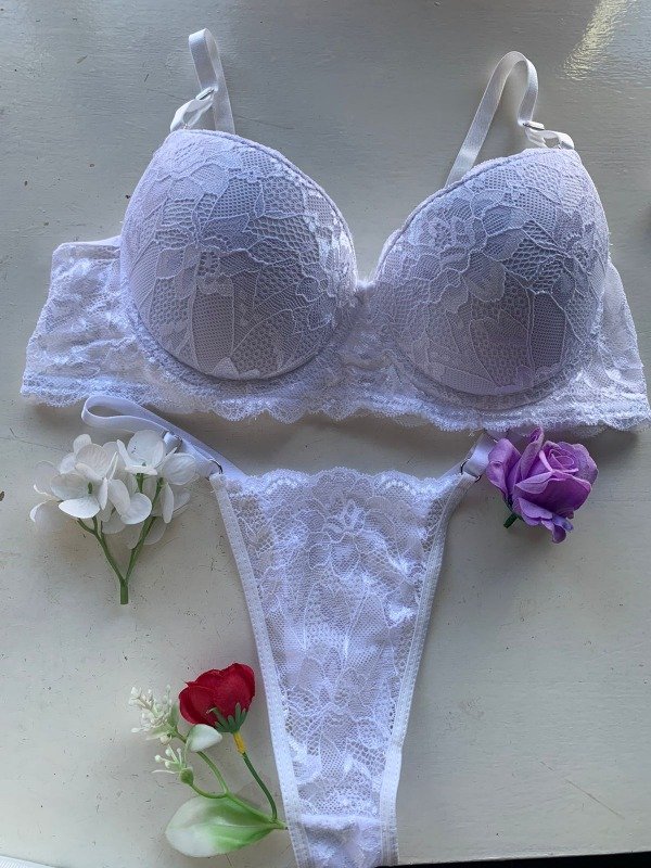 Producto - Conjunto blanco de encaje