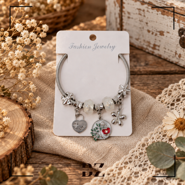 Producto - PULSERA ELASTICA TIPO PANDORA C/DIJE X PCS - 2167-11 - 3