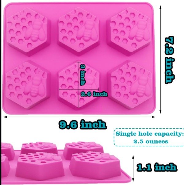Producto - MOLDE SILICONA PANAL DE ABEJAS oct - 2