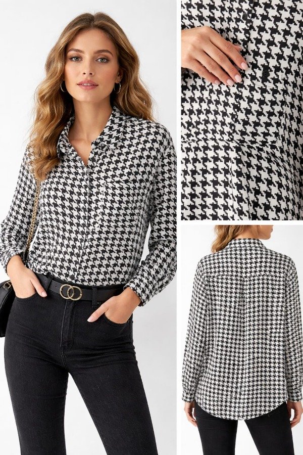 Producto - CAMISA PIED DE POULE