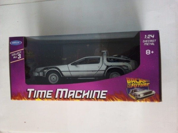 Producto - Time machine Back to the future 1 24 Diecast Metal - Welly - Nuevo