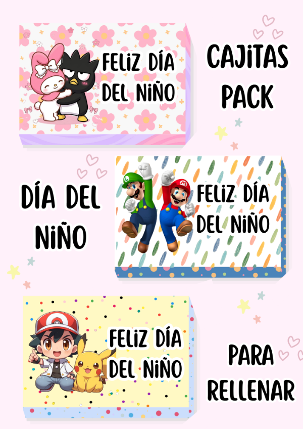 Producto - Cajitas bomboneras pack x 5 und surt - 5