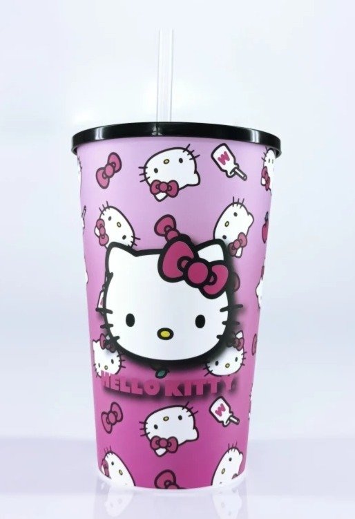 Producto - Vaso con tapa y sorbete Hello Kity Producto Oficial