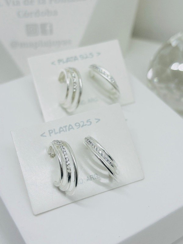 Producto - AROS PASANTES SUSI PLATA 926