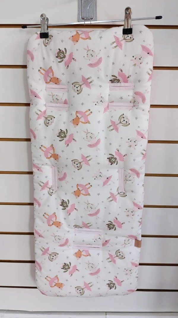 Producto - Colchoncito Bailarinas rosa.