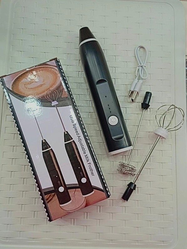 Producto - Espumador De Leche USB Recargable 3 Velocidades Batidor