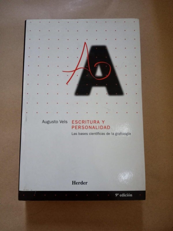 Producto - Escritura y personalidad - Augusto Vels - Herder 1997
