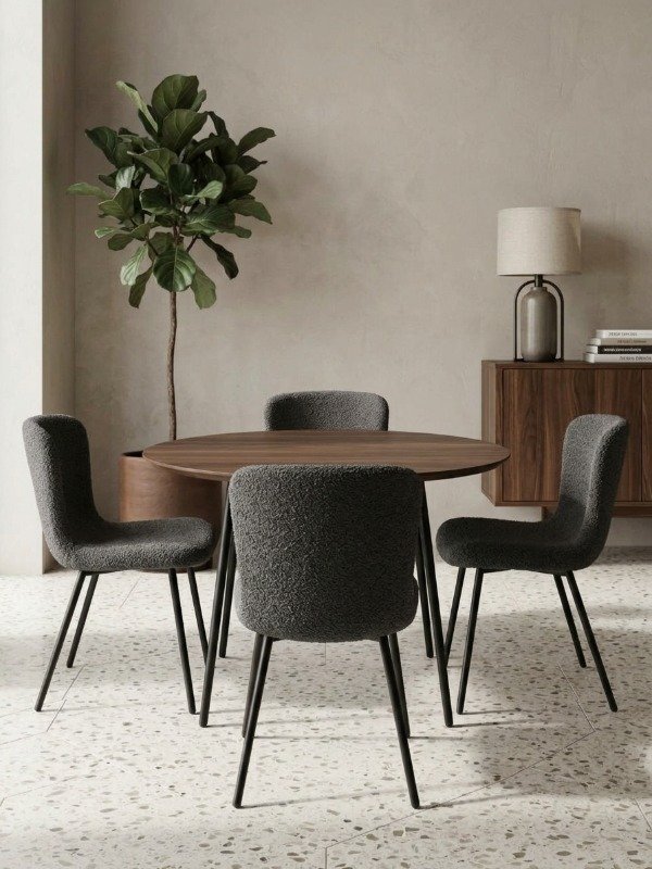 Producto - SILLA ECLIPSE BOUCLE / Gris Oscuro - 1