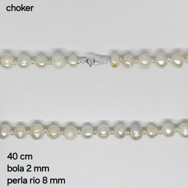 Producto - CHO #PER Chocker Perla 8mm