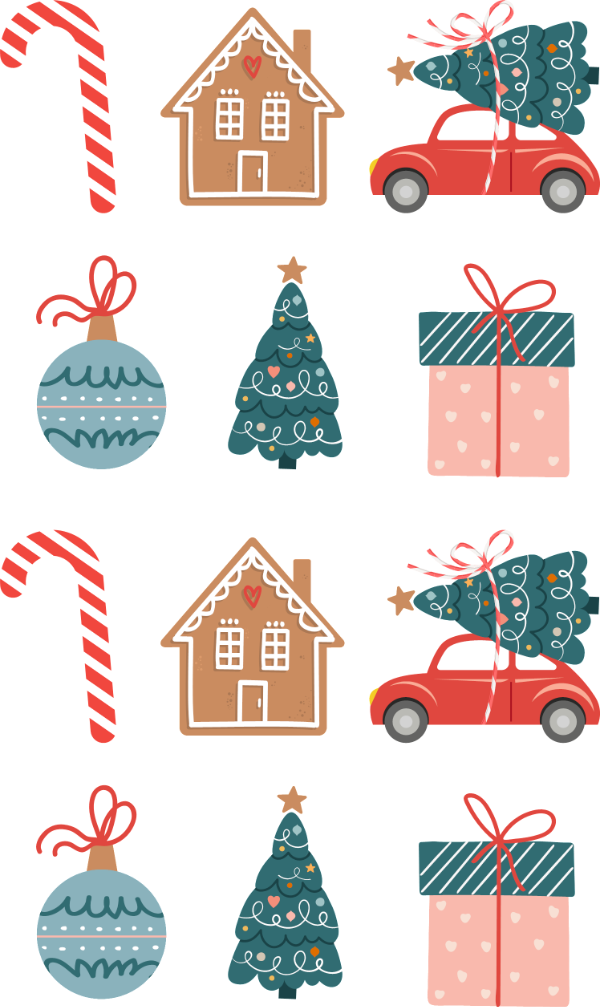 Producto - STICKERS SWEET CHRISTMAS X 12
