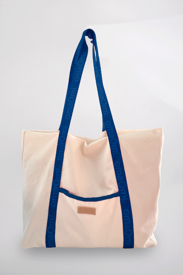 Producto - Bolso Tote Denim Summer Flower Azul