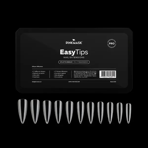 Producto - Easy Tips Stietto Medium PINK MASK