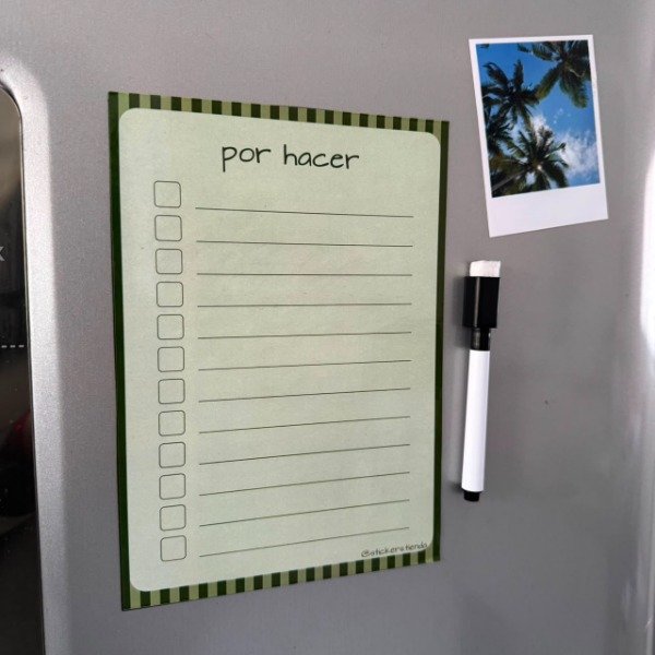 Producto - Lista de tareas "por hacer" imantado rayas - 0