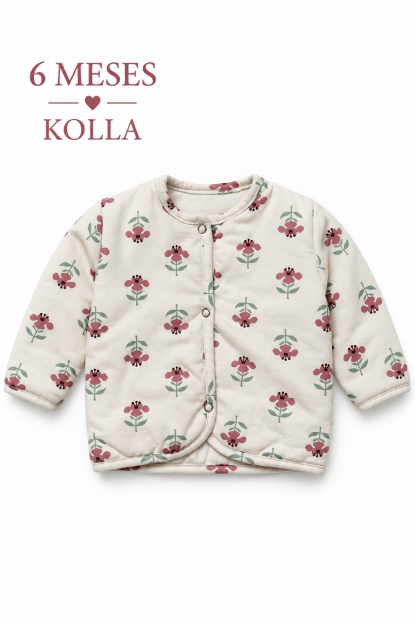 Producto - Saquito blanco floral Kolla 6 meses - 0