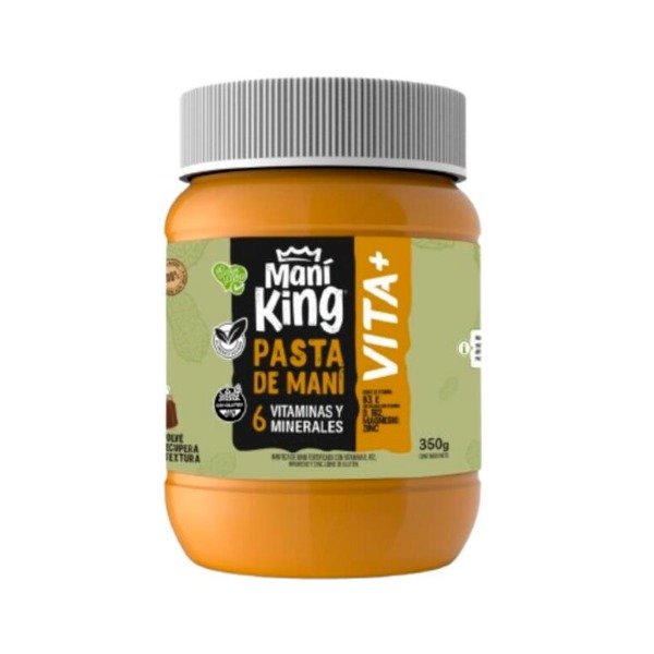 Producto - Pasta de Mani Vita+ 6 Vitaminas y Minerales x 350G MANI KING