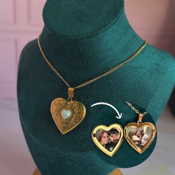 Producto - Relicario: Heart Opalite