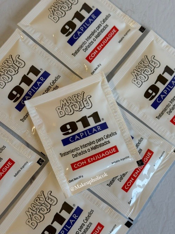 Producto - TRATAMIENTO INTENSIVO PARA CABELLOS DAÑADOS 911 CON ENJUAGUE  - MARY BOSQUES