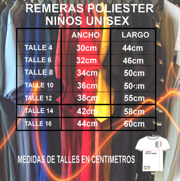 Producto - REMERA -SONIC-POLIESTER NIÑOS TALLE 6 - 1