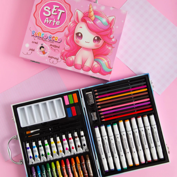 Producto - Set de arte Punto cero Unicornio