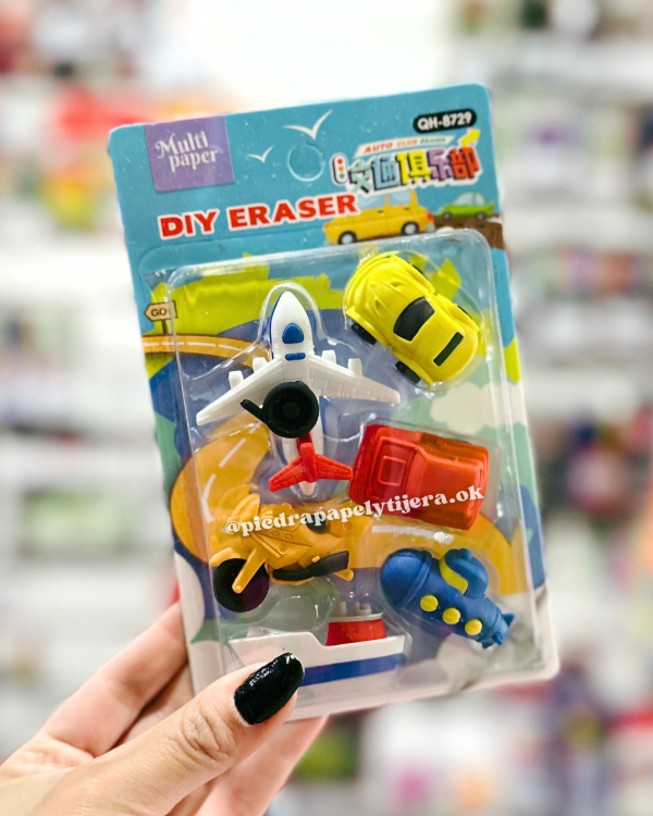 Producto - Goma transportes x6