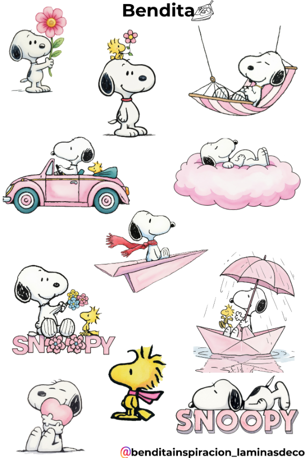 Producto - Bendita Plancha 346 Snoopy