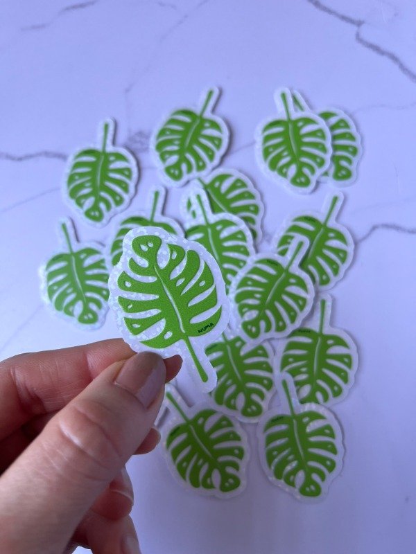 Producto - Sticker vinilo glitter HOJA