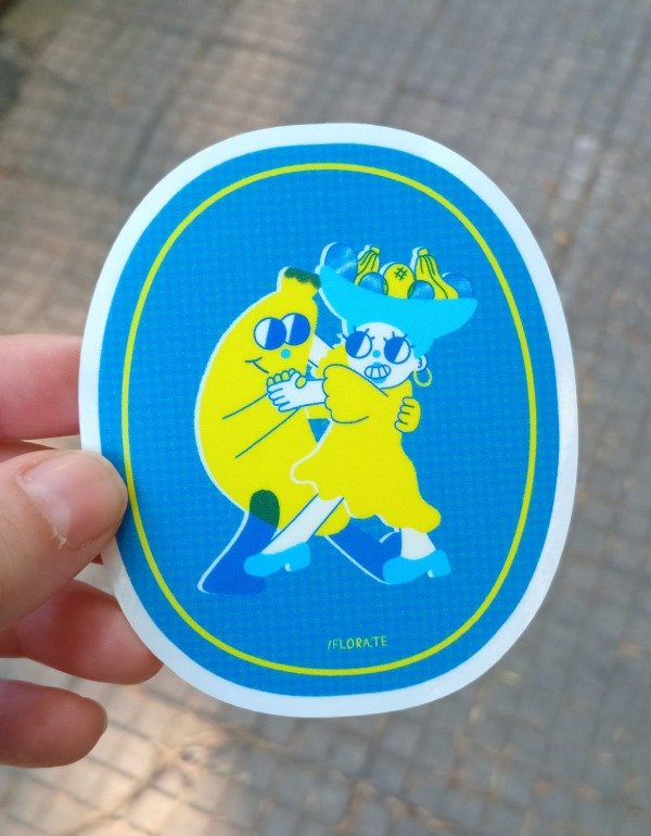 Producto - Sticker " El sticker de las bananas"