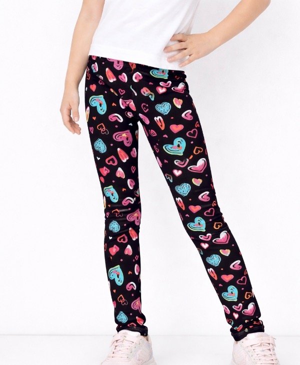 Producto - CALZAS LYCRA FRIZADAS NIÑA ESTAMPADAS - 1