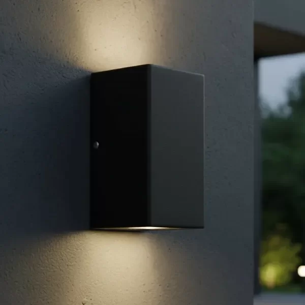 Producto - Aplique Bidireccional Exterior Negro 1