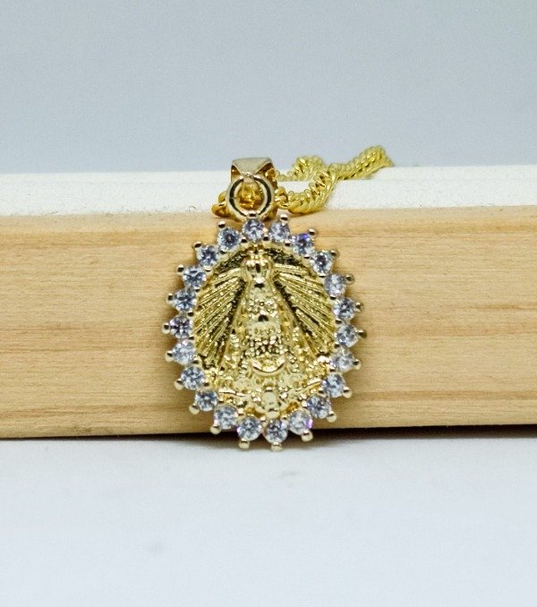 Producto - Medalla Virgen del Valle en Goldfilled - 0
