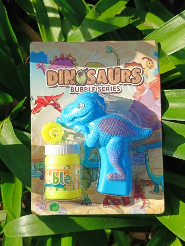 Producto - pistola burbujero dinosaurio