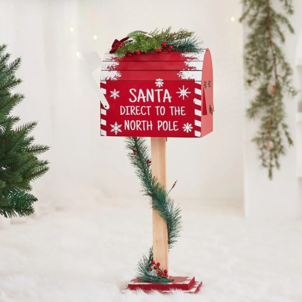 Producto - BUZÓN MADERA SANTA NORTH POLE