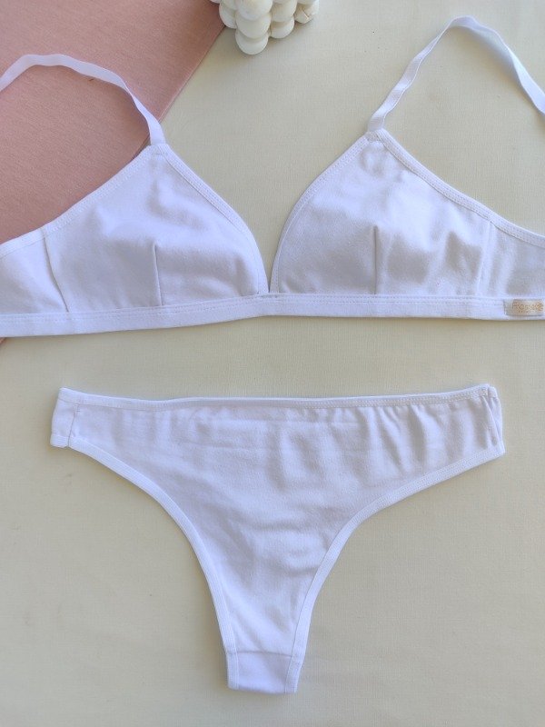 Producto - Conjunto triángulo algodón Frashe