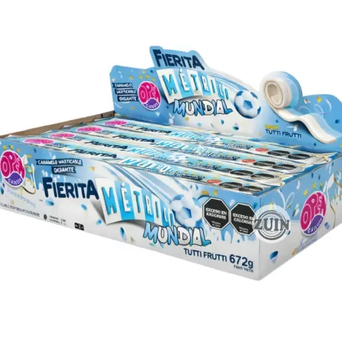 Producto - Fierita Masticable Metrico Mundial 24 cm x 24 (cada uno 329)