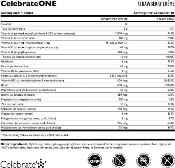 Producto - Celebrate Vitamins CelebrateONE 30 caramelos - 6