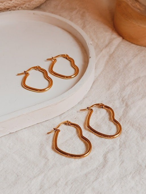 Producto - Argollas IRIEL - Acero dorado