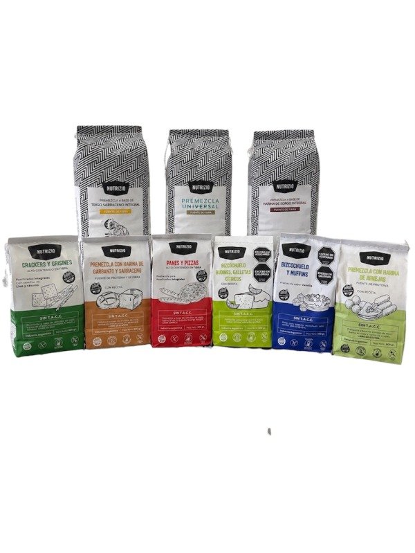 Producto - COMBO PREMEZCLAS NUTRIZIO x10 Unidades