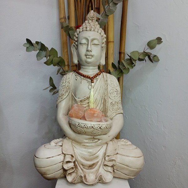 Producto - Buda de la meditación - lámpara de sal