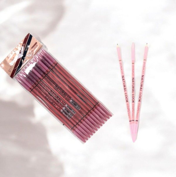 Producto - PACK X12 DELINEADOR DE OJOS + DELINEADOR DE CEJAS - PINK 21