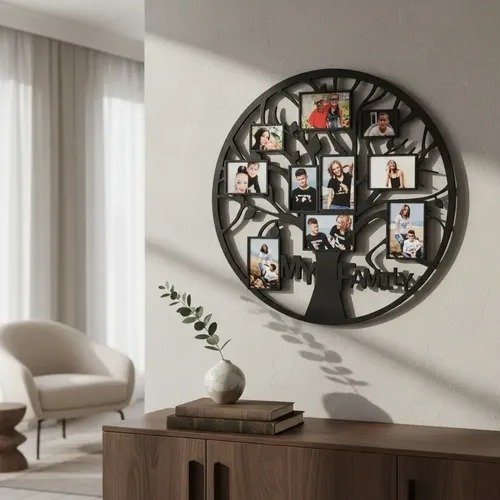 Producto - Arbol De La Vida Portaretratos  Madera Fibrofacil - 1