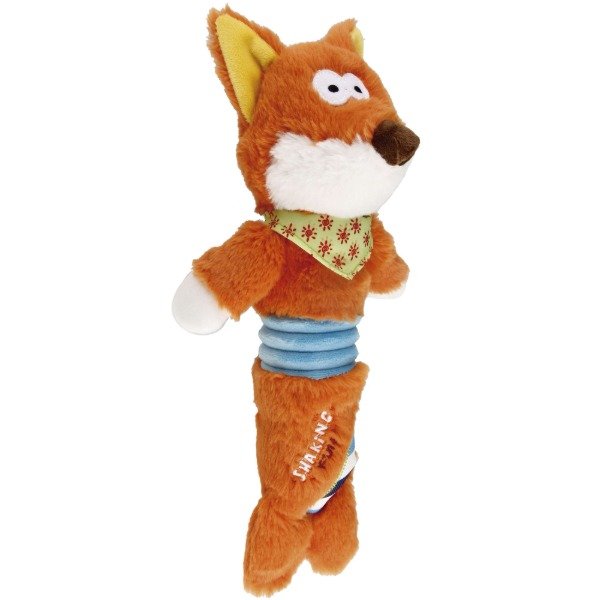 Producto - PELUCHE GIGWI SHAKING FUN ZORRO CON CHIFLE 30 CM