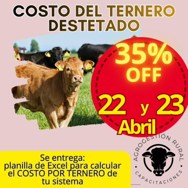 Producto - Taller Online: Costo del Ternero
