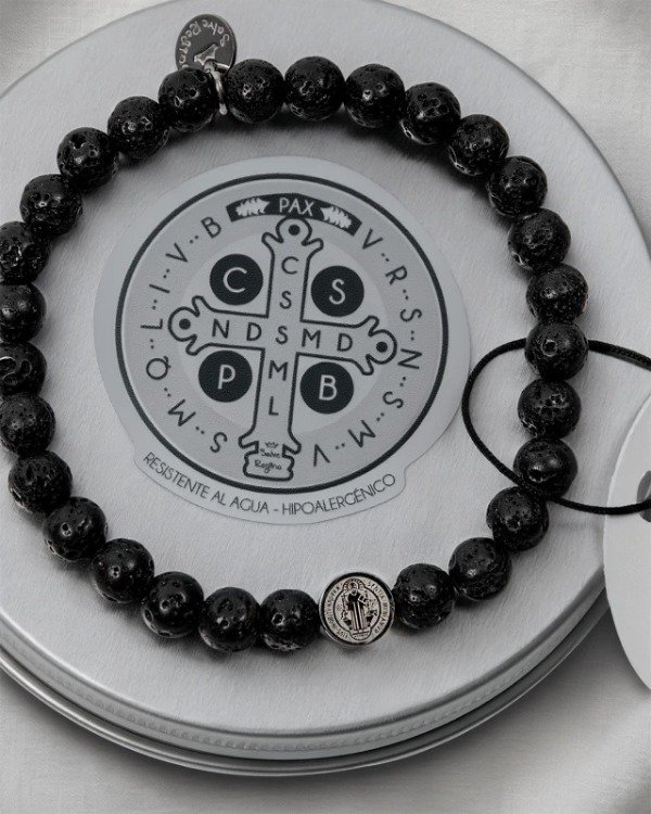 Producto - Pulsera Acero Santino San Benito Salve Regina - Lolita