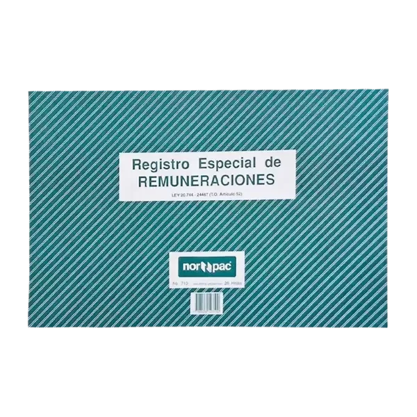 Producto - LIBRO REGISTRO SUELDOS 52 F 710 NORPAC