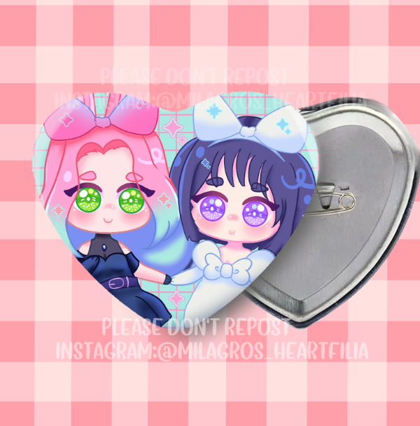 Producto - Pin Corazón - Mizi y Sua